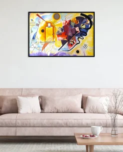 Hot Jaune-rouge-bleu - Vassily Kandinsky Kandinsky