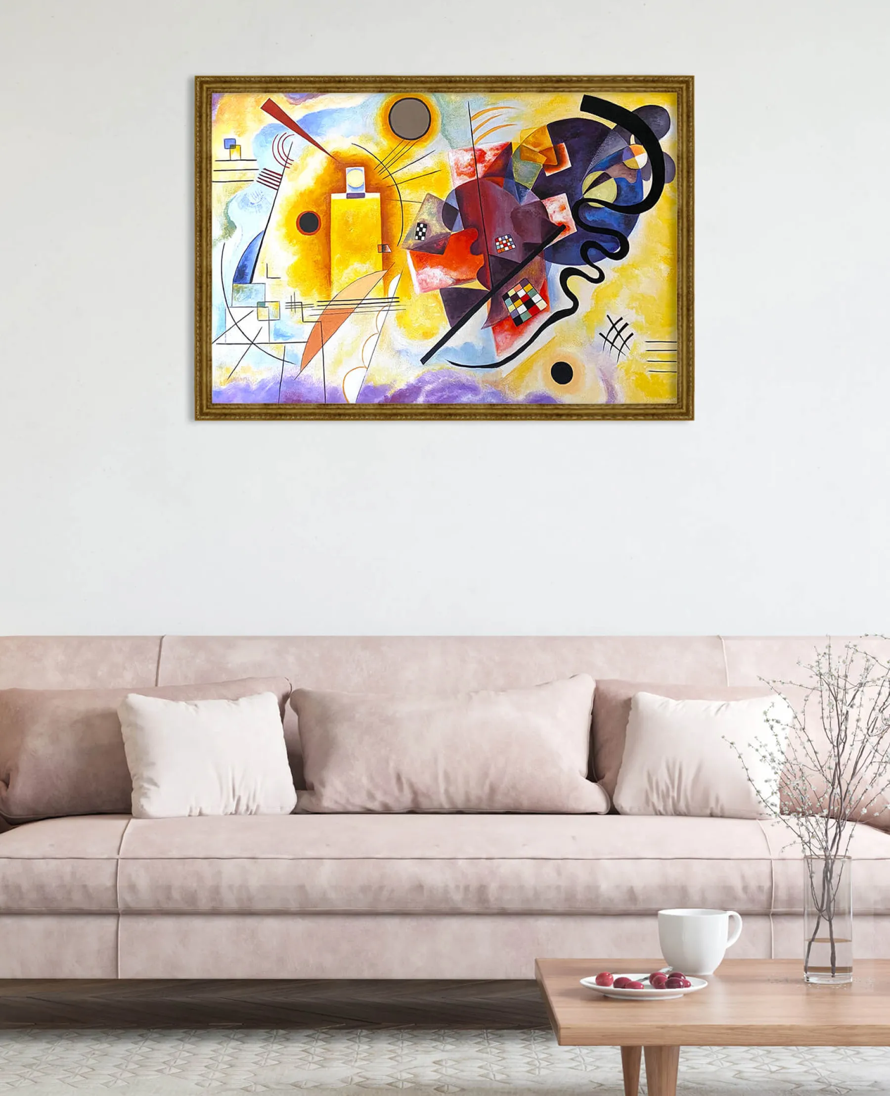 Hot Jaune-rouge-bleu - Vassily Kandinsky Kandinsky