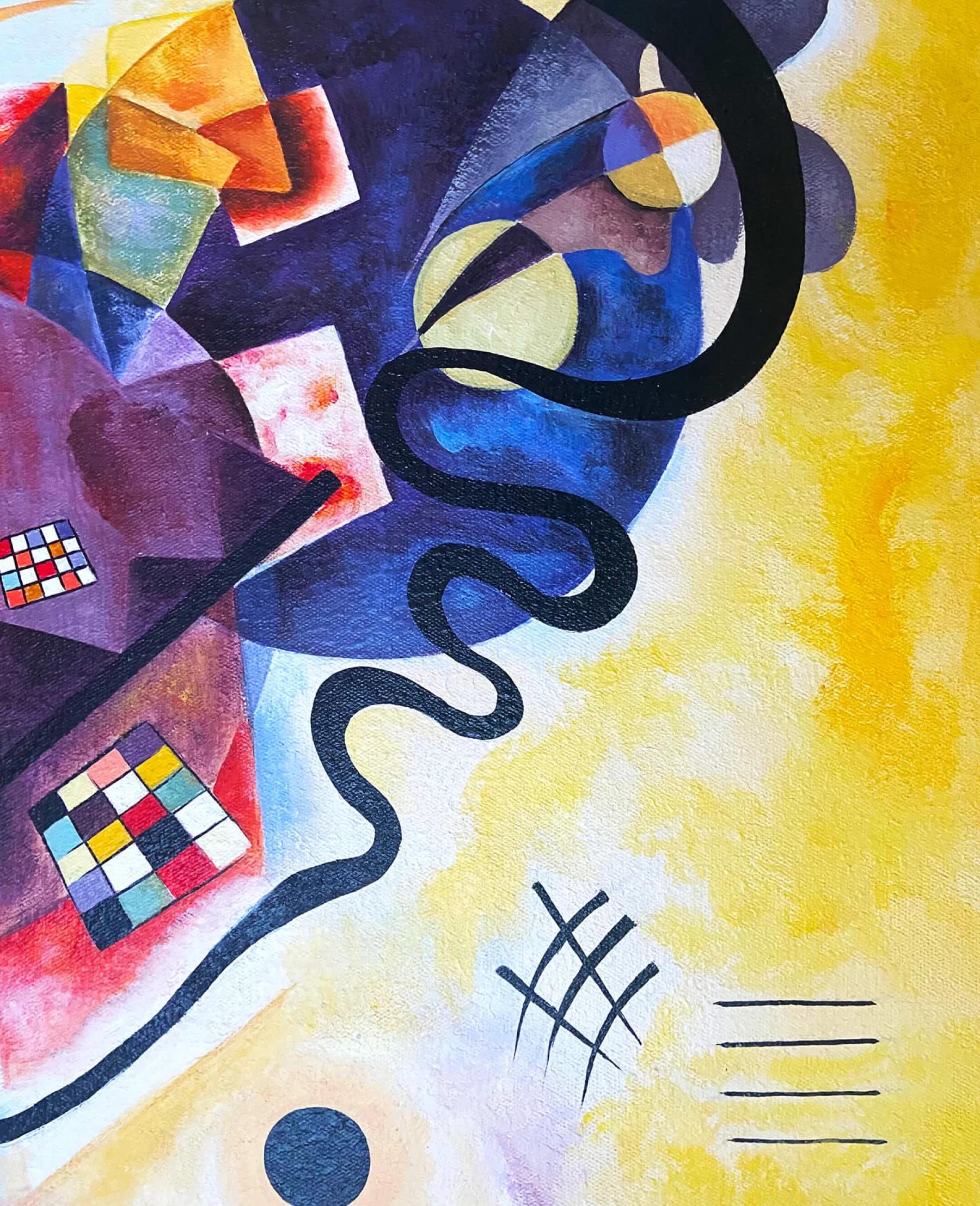 Hot Jaune-rouge-bleu - Vassily Kandinsky Kandinsky