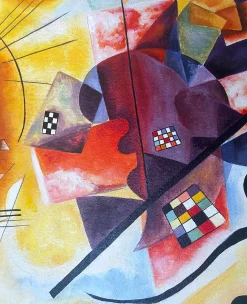 Hot Jaune-rouge-bleu - Vassily Kandinsky Kandinsky