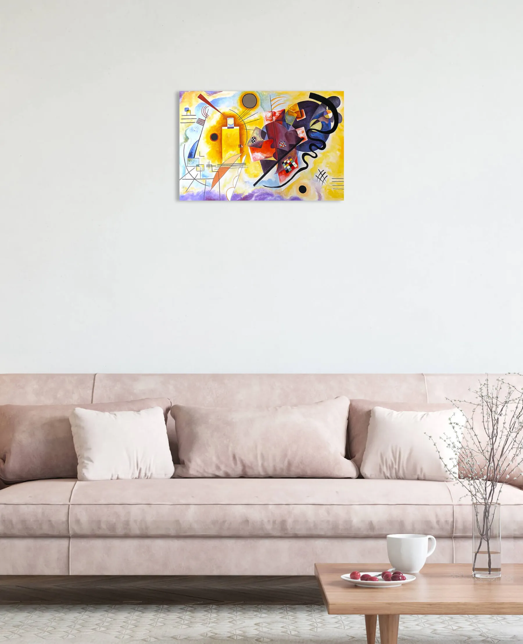 Hot Jaune-rouge-bleu - Vassily Kandinsky Kandinsky