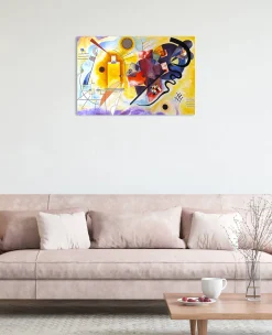 Hot Jaune-rouge-bleu - Vassily Kandinsky Kandinsky
