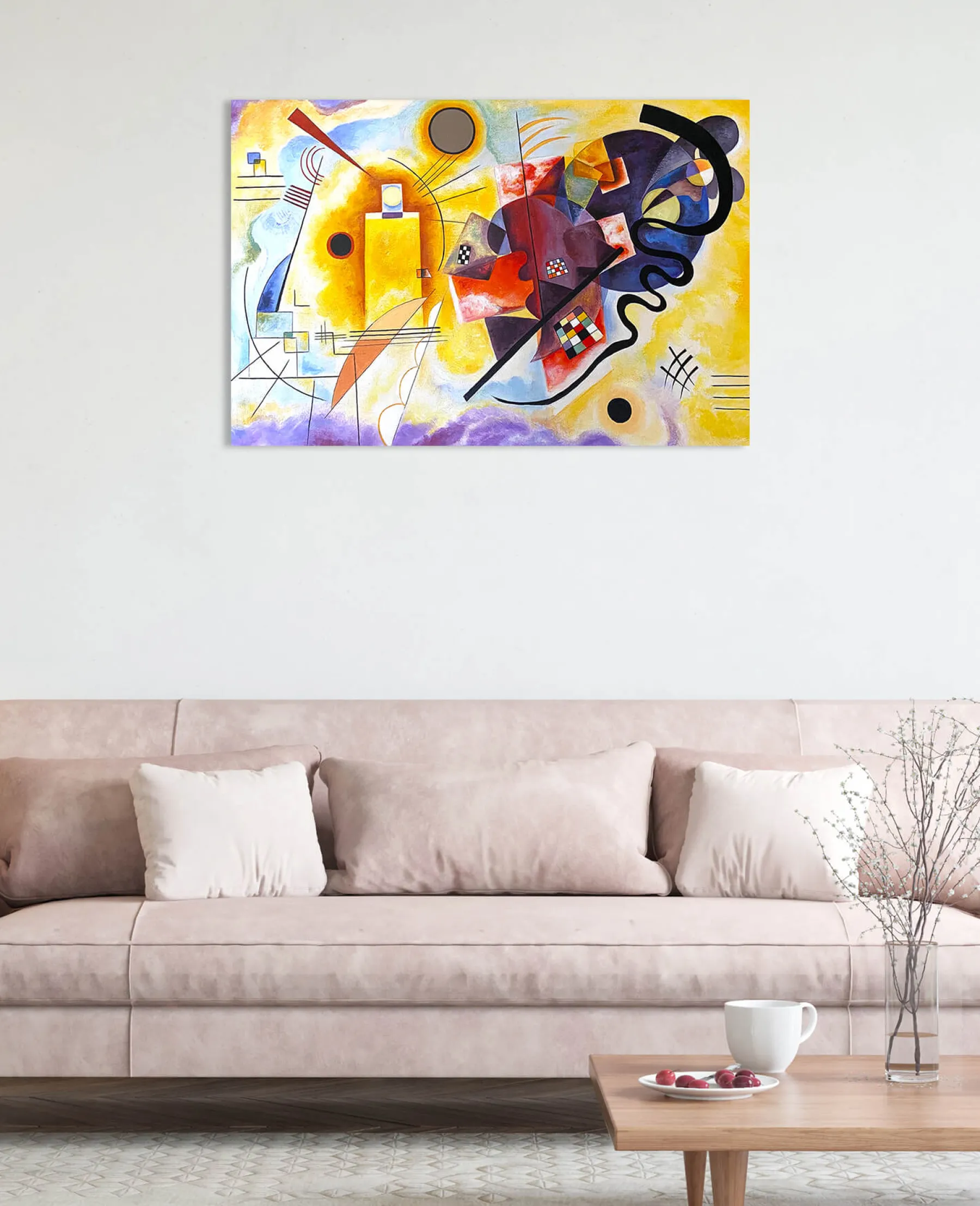 Hot Jaune-rouge-bleu - Vassily Kandinsky Kandinsky