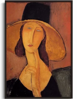 Best Sale Jeanne Hébuterne au grand chapeau - Amedeo Modigliani Modigliani