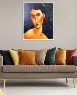 Cheap Jeune femme aux yeux bleus - Amedeo Modigliani Modigliani