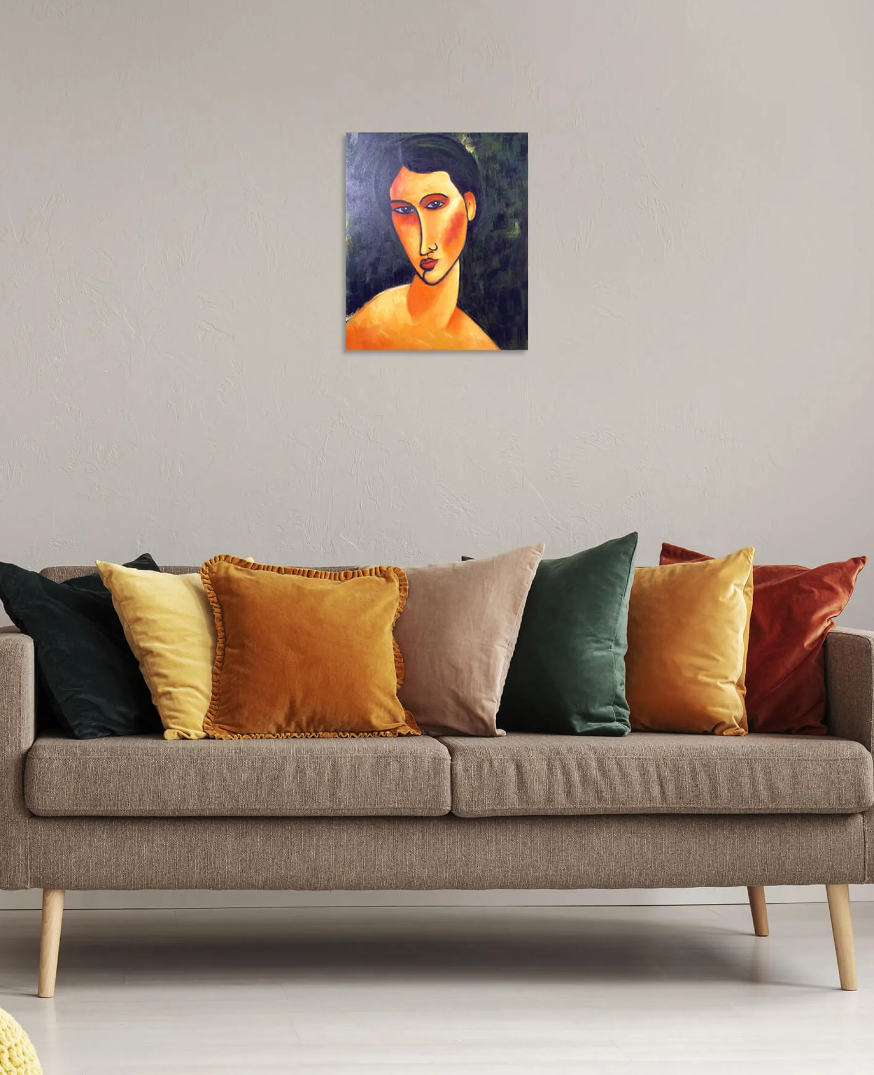 Cheap Jeune femme aux yeux bleus - Amedeo Modigliani Modigliani