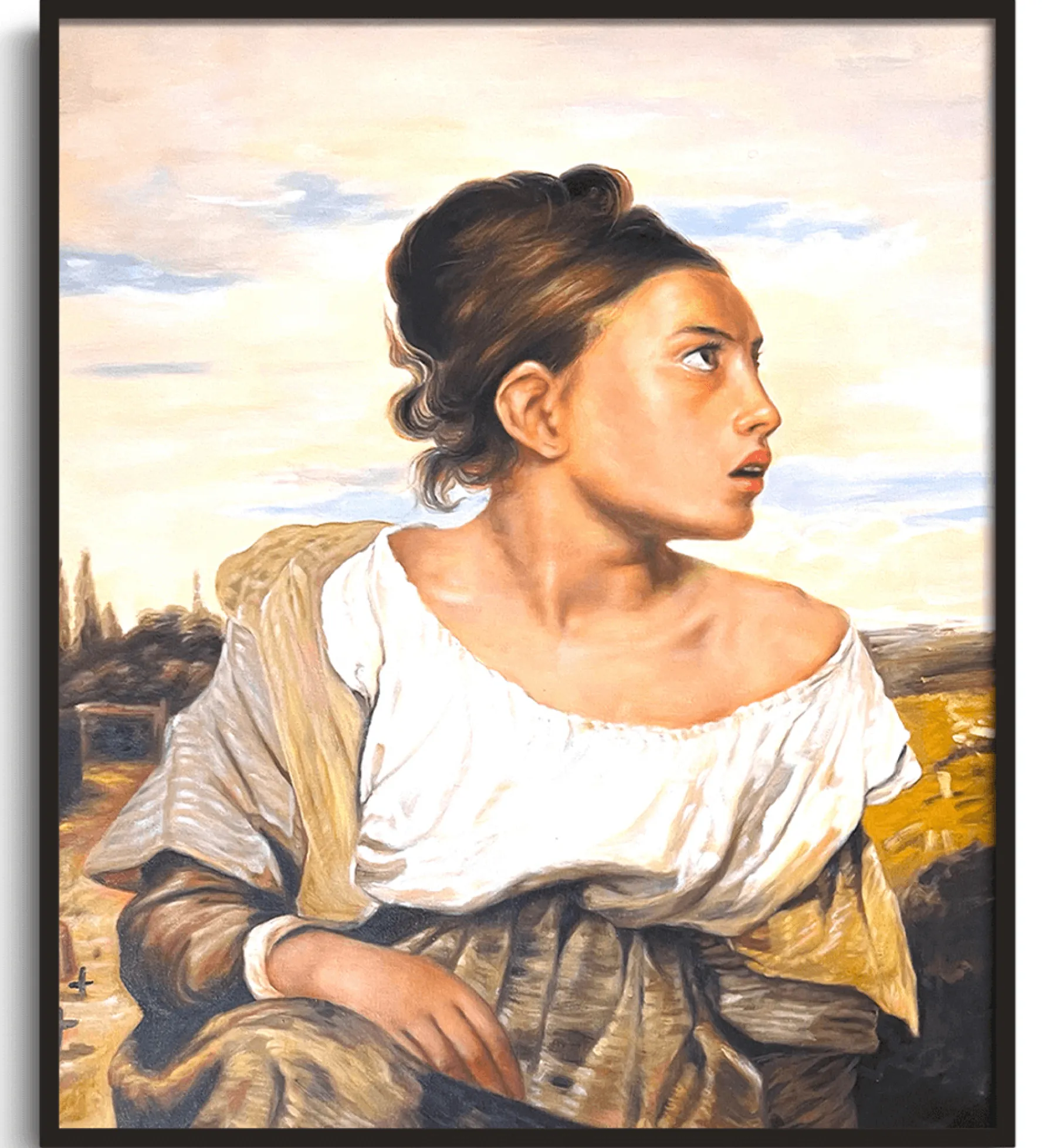 Cheap Jeune orpheline au cimetière - Eugène Delacroix Delacroix