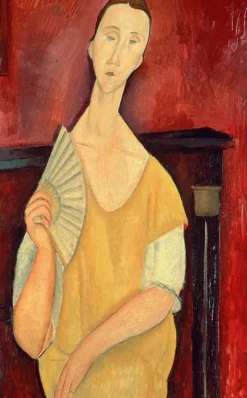New La Femme à l'éventail - Amedeo Modigliani Modigliani