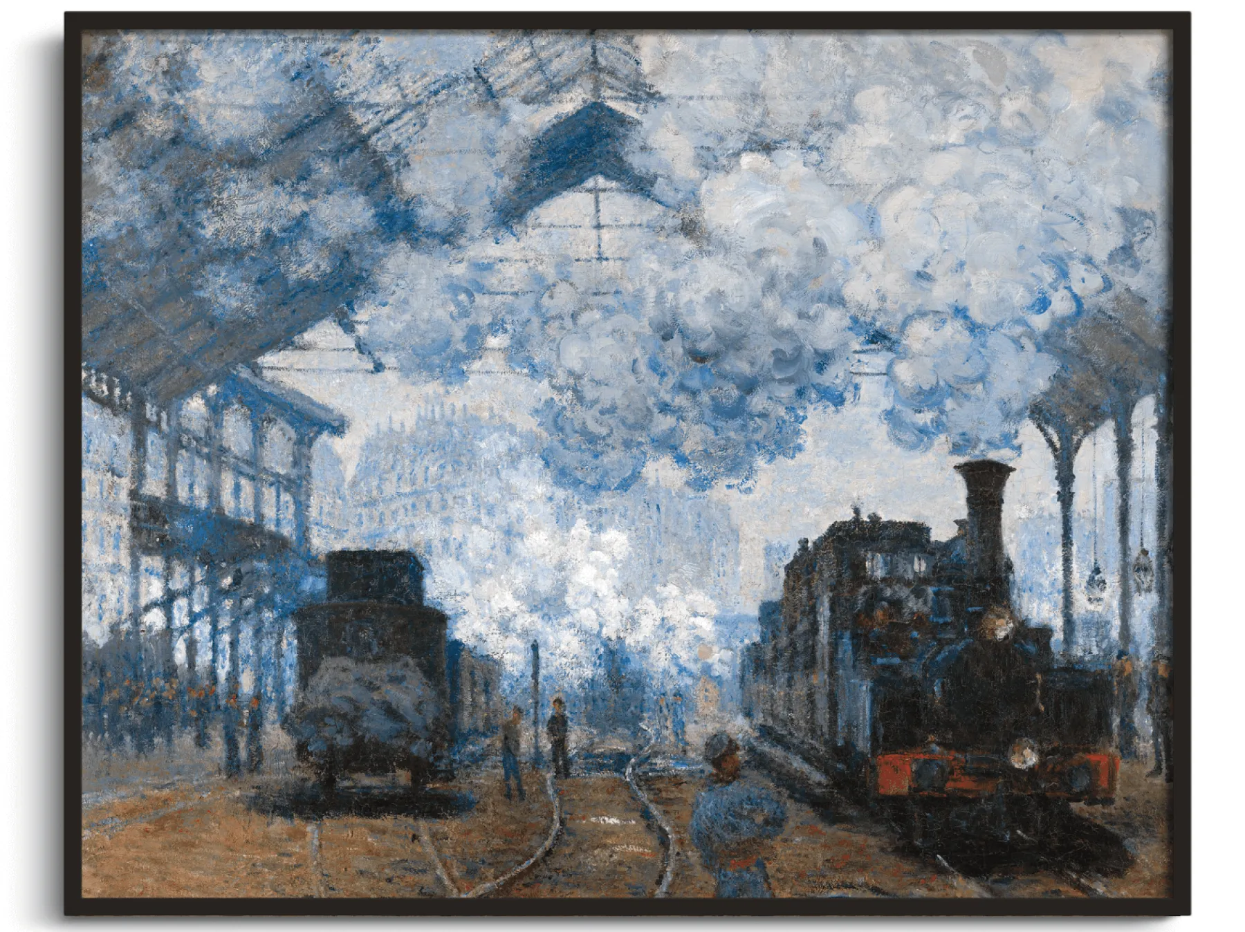 Fashion La Gare Saint-Lazare, arrivée d'un train - Claude Monet Monet