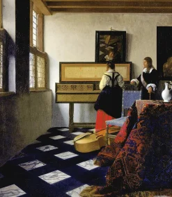 Fashion La leçon de musique - Johannes Vermeer Vermeer