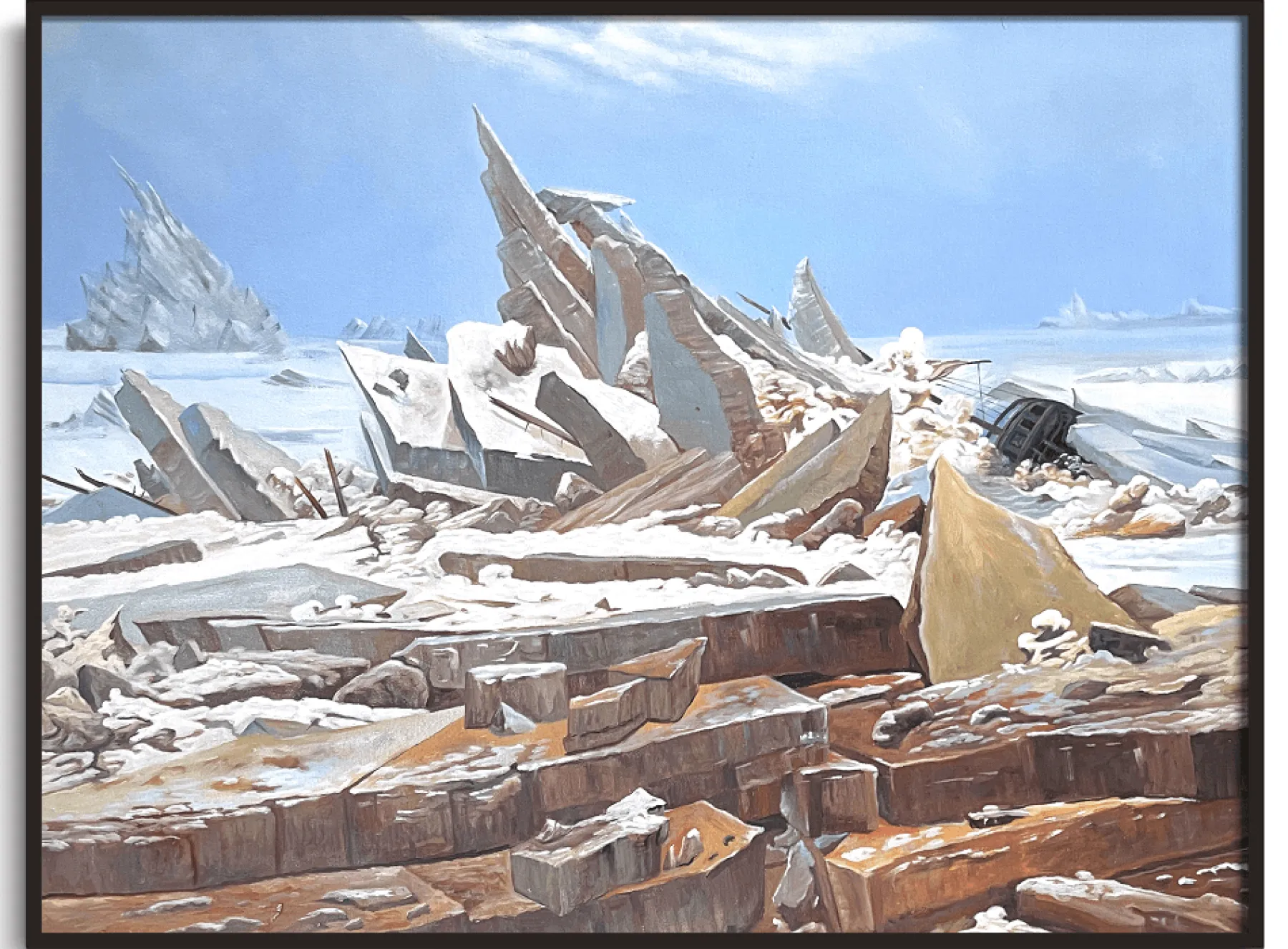 Cheap La Mer de glace - Caspar David Friedrich Friedrich
