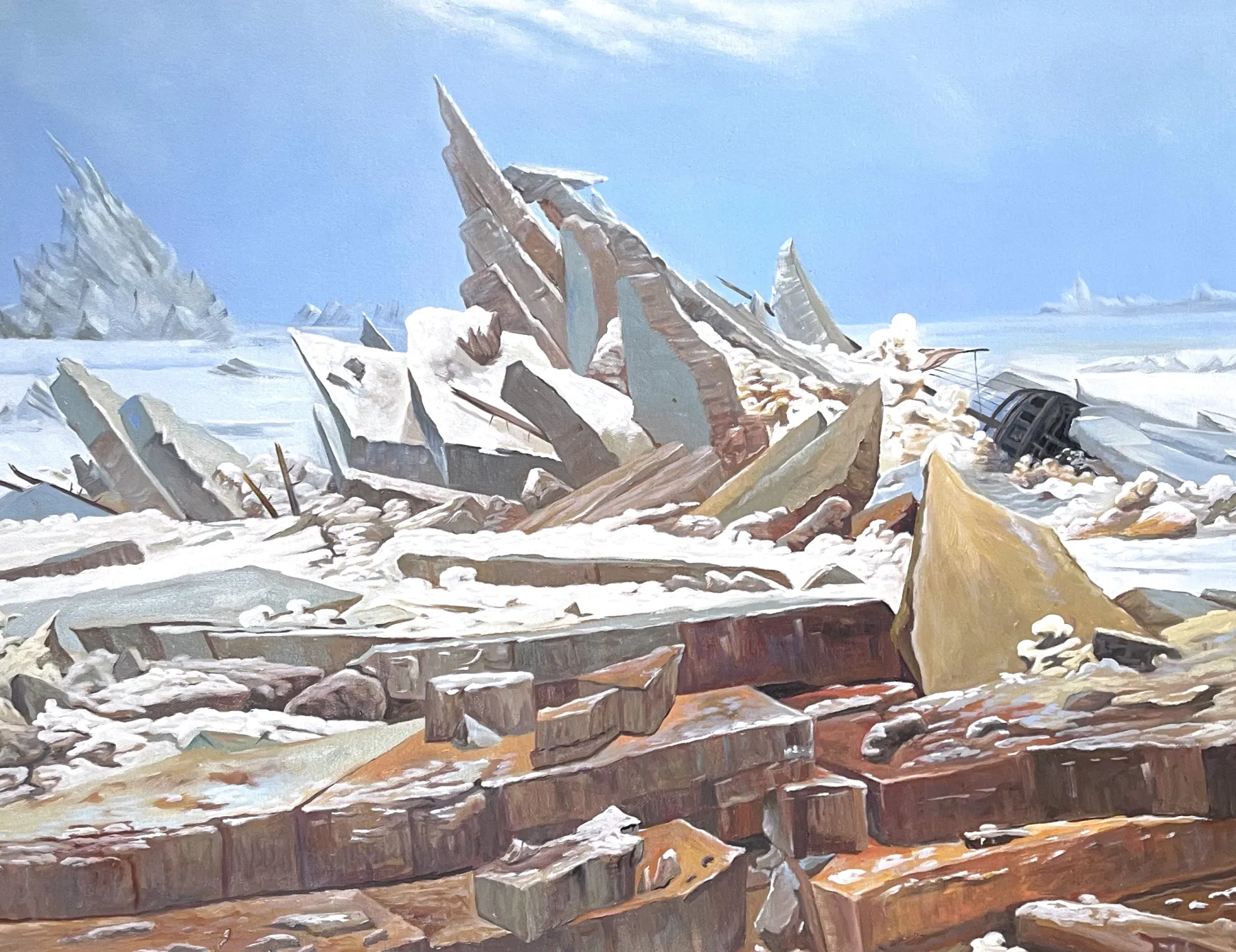 Cheap La Mer de glace - Caspar David Friedrich Friedrich
