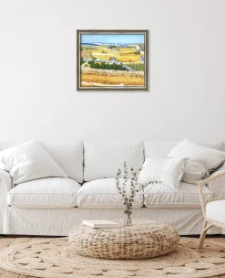 Cheap La Moisson à La Crau, avec Montmajour dans le Fond - Vincent Van Gogh Van Gogh
