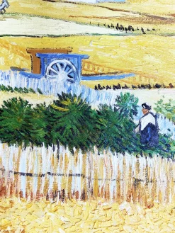 Cheap La Moisson à La Crau, avec Montmajour dans le Fond - Vincent Van Gogh Van Gogh