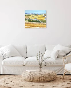 Cheap La Moisson à La Crau, avec Montmajour dans le Fond - Vincent Van Gogh Van Gogh
