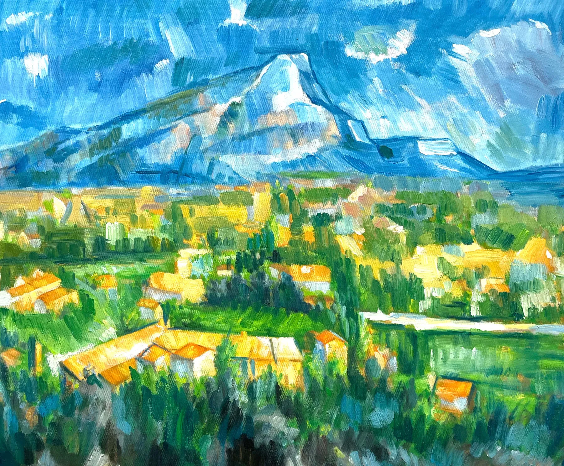 Fashion La montagne Sainte-Victoire vue des Lauves – Paul Cézanne Cézanne
