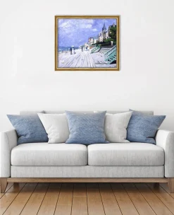 Sale La promenade à Trouville - Claude Monet Monet