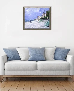 Sale La promenade à Trouville - Claude Monet Monet