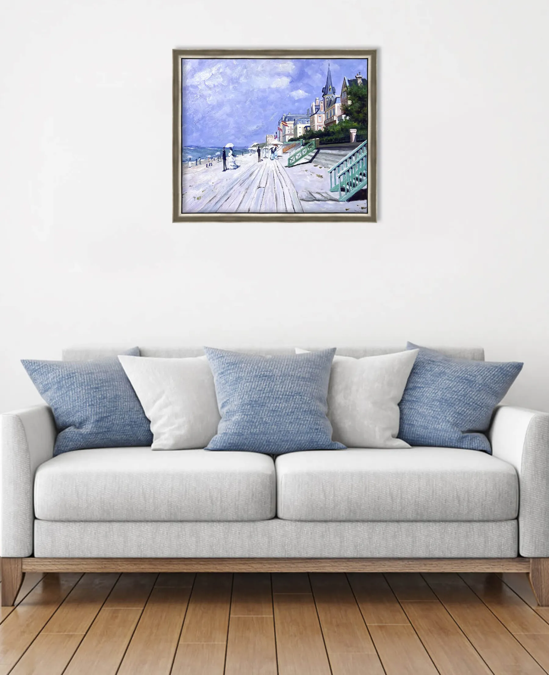Sale La promenade à Trouville - Claude Monet Monet
