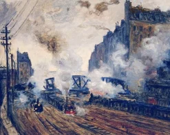 Best Sale La Tranchée des Batignolles - Claude Monet Monet