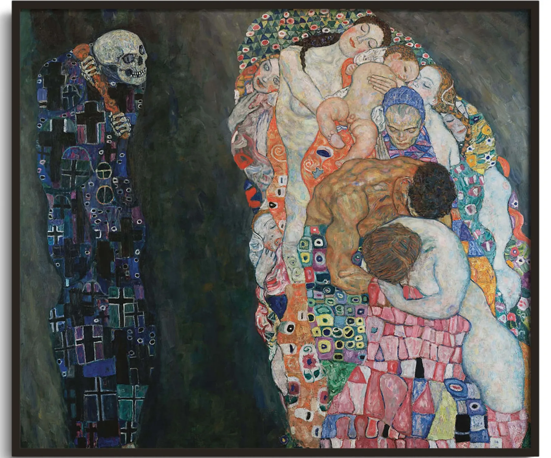 Cheap La Vie et la Mort - Gustav Klimt Klimt