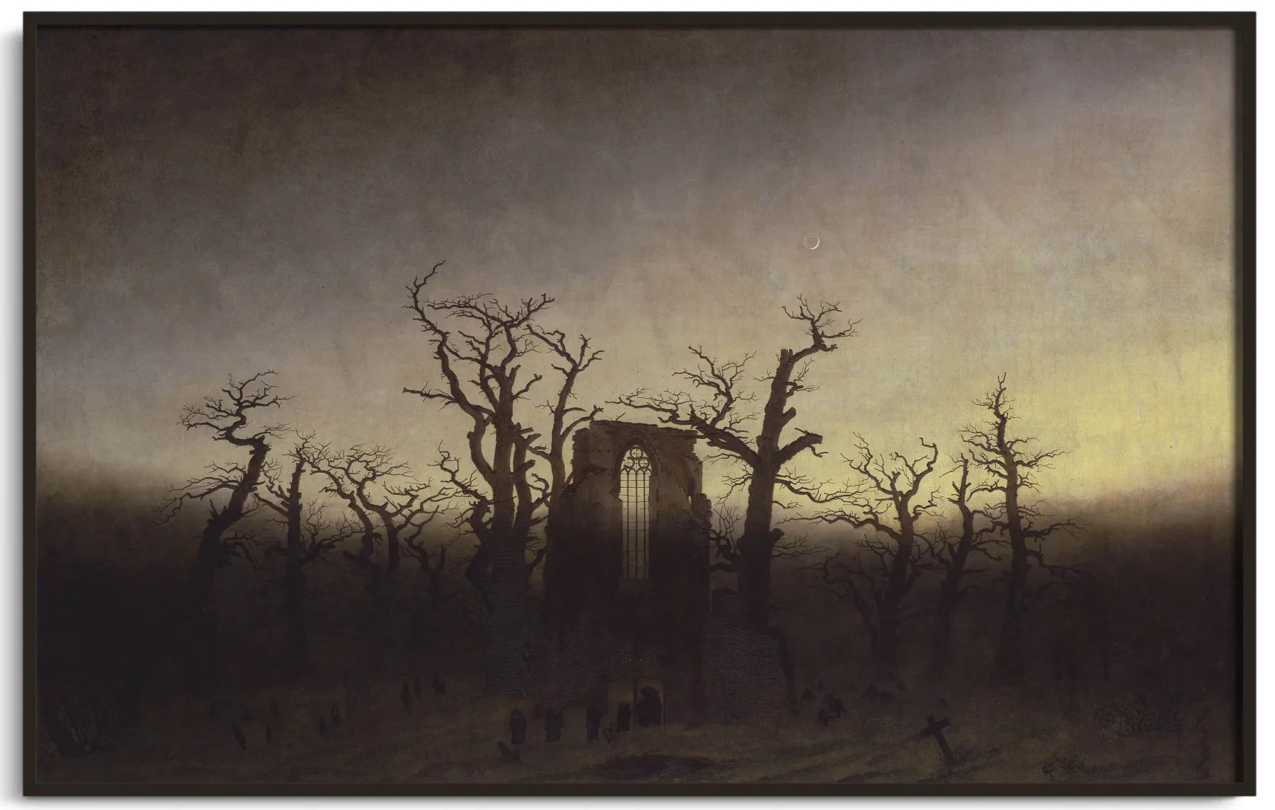 Best Sale L'abbaye de Oakwood - Caspar David Friedrich Friedrich