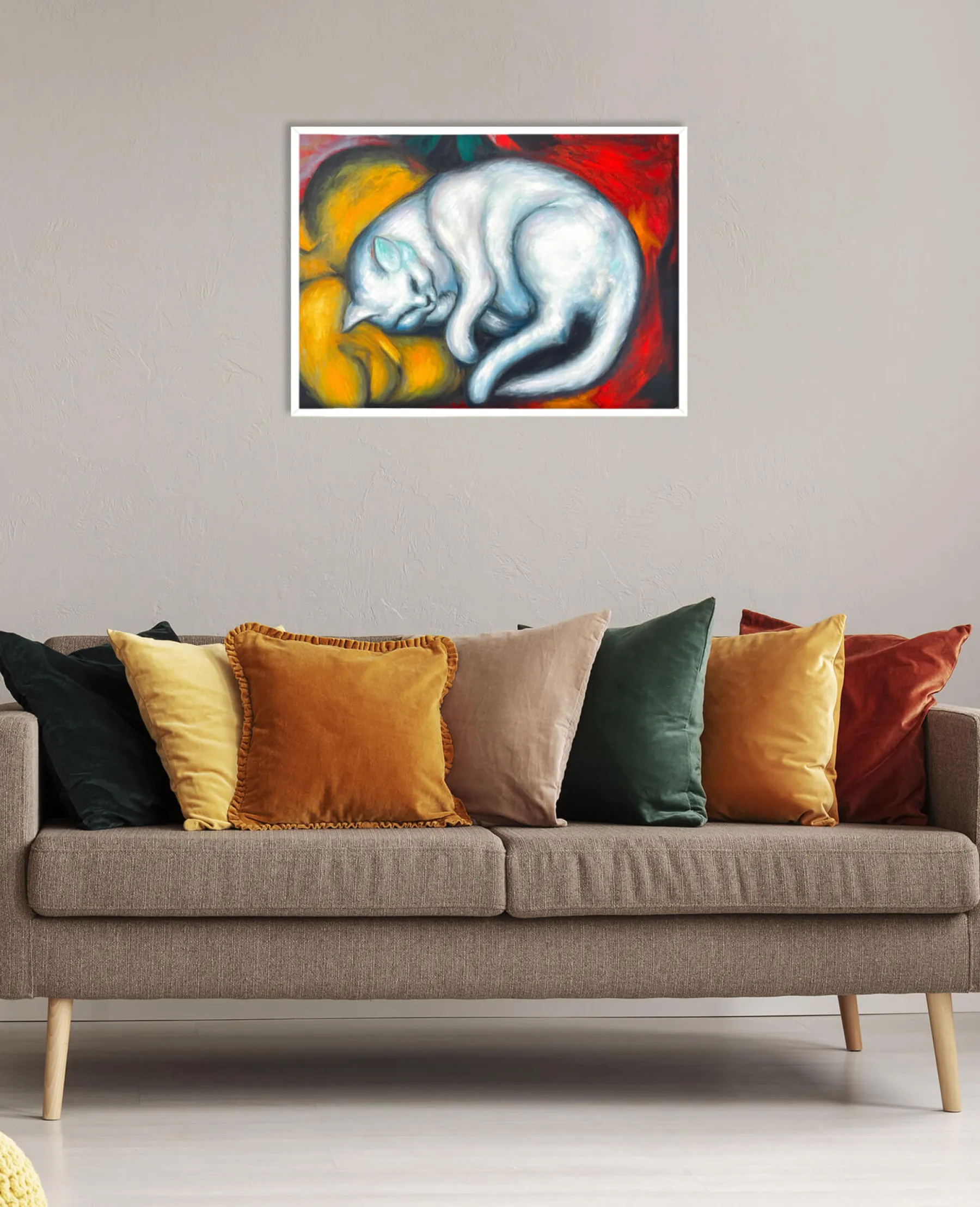 Hot Le chat blanc – Franz Marc Franz Marc