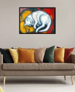 Hot Le chat blanc – Franz Marc Franz Marc