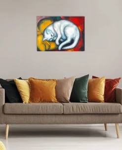 Hot Le chat blanc – Franz Marc Franz Marc