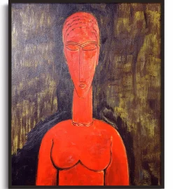 Fashion Le grand buste rouge - Amedeo Modigliani Modigliani