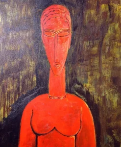 Fashion Le grand buste rouge - Amedeo Modigliani Modigliani