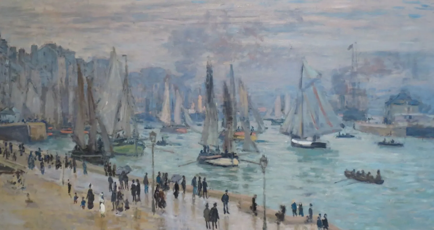 Hot Le Havre, bateaux de pêche sortant du port - Claude Monet Monet