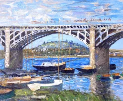 Store Le Pont sur la Seine à Argenteuil - Claude Monet Monet