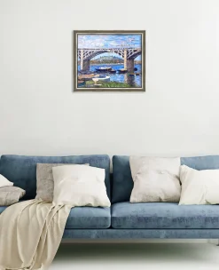 Store Le Pont sur la Seine à Argenteuil - Claude Monet Monet