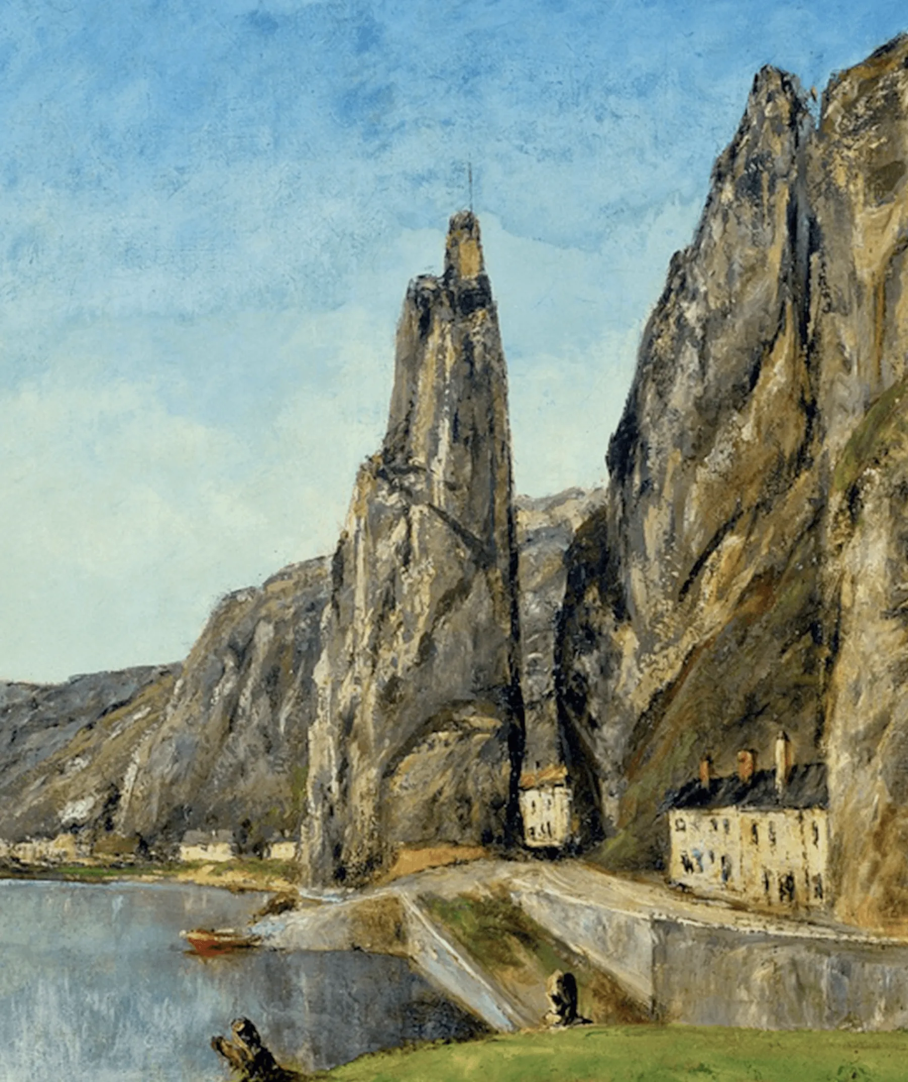 Flash Sale Le Rocher à Bayard, à Dinant - Gustave Courbet Courbet