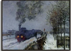 Sale Le Train dans la neige - Claude Monet Monet