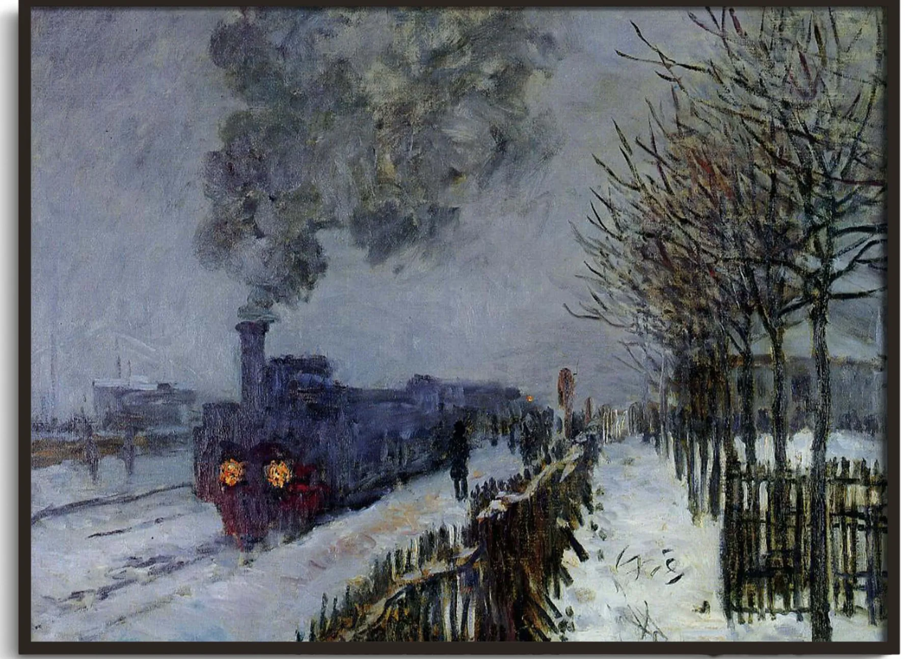Sale Le Train dans la neige - Claude Monet Monet