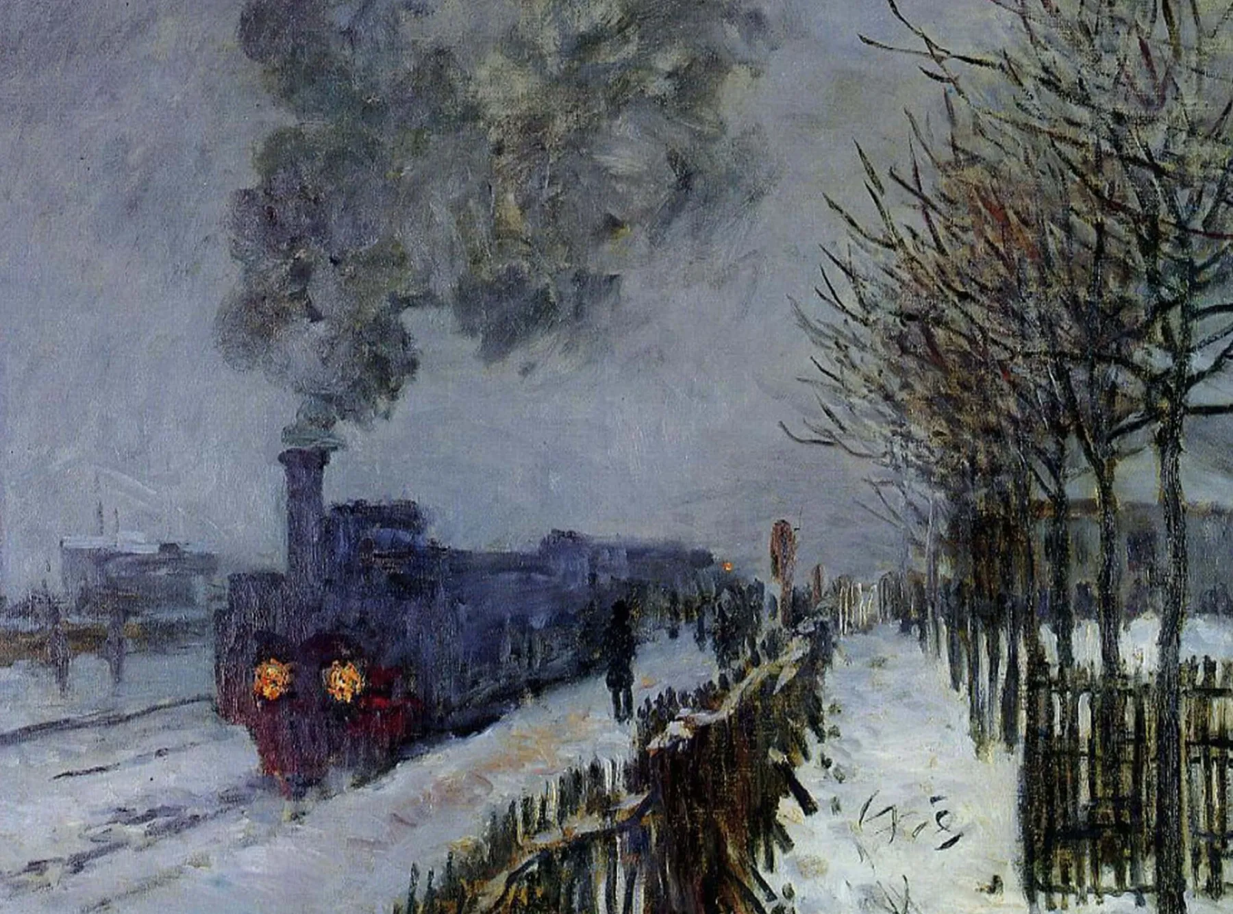 Sale Le Train dans la neige - Claude Monet Monet