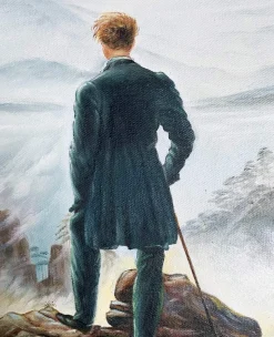Store Le Voyageur contemplant une mer de nuages - Caspar David Friedrich Friedrich