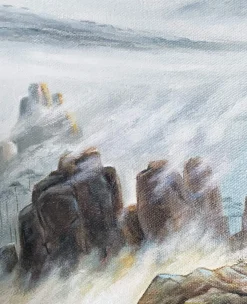 Store Le Voyageur contemplant une mer de nuages - Caspar David Friedrich Friedrich