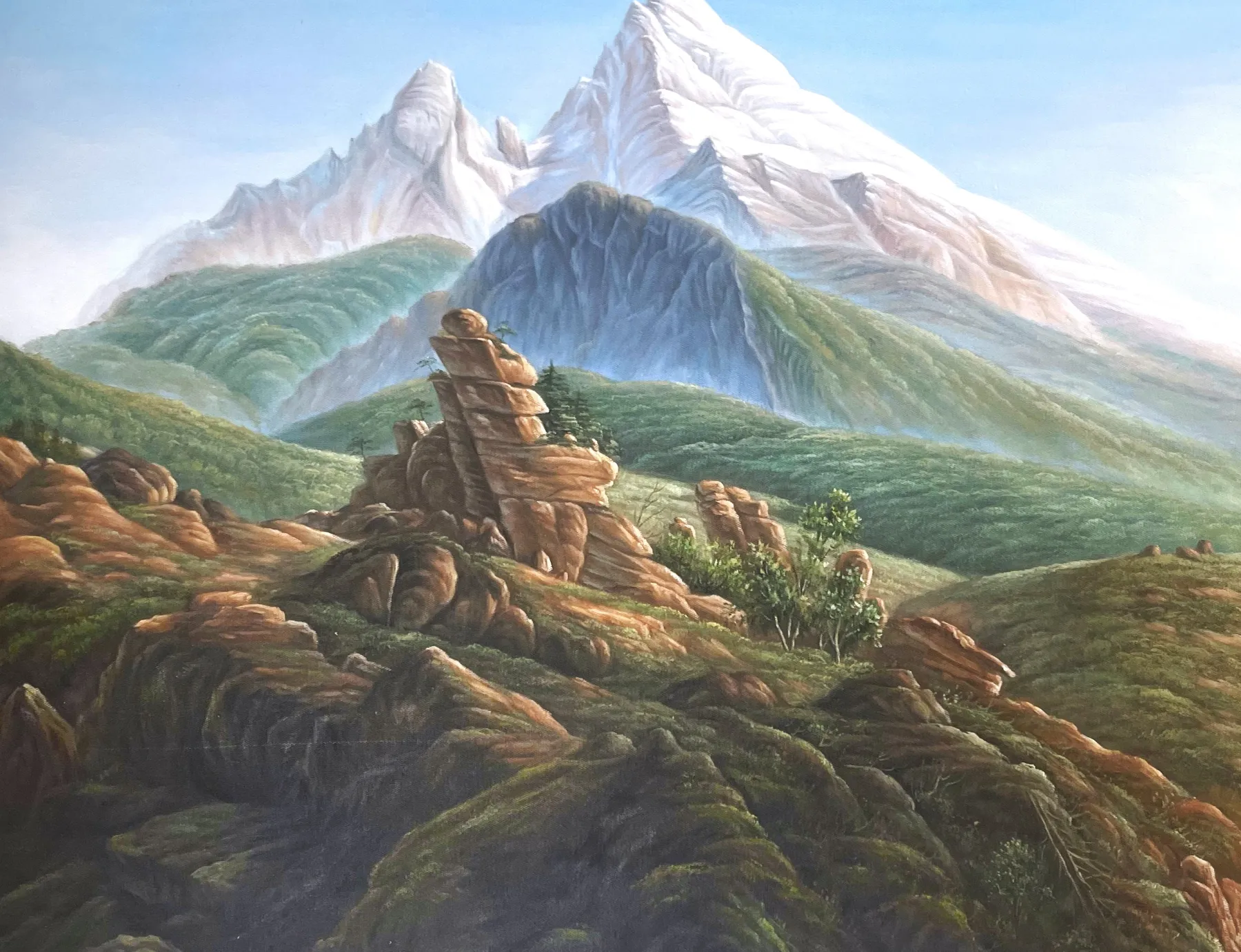 Hot Le Watzmann - Caspar David Friedrich Friedrich