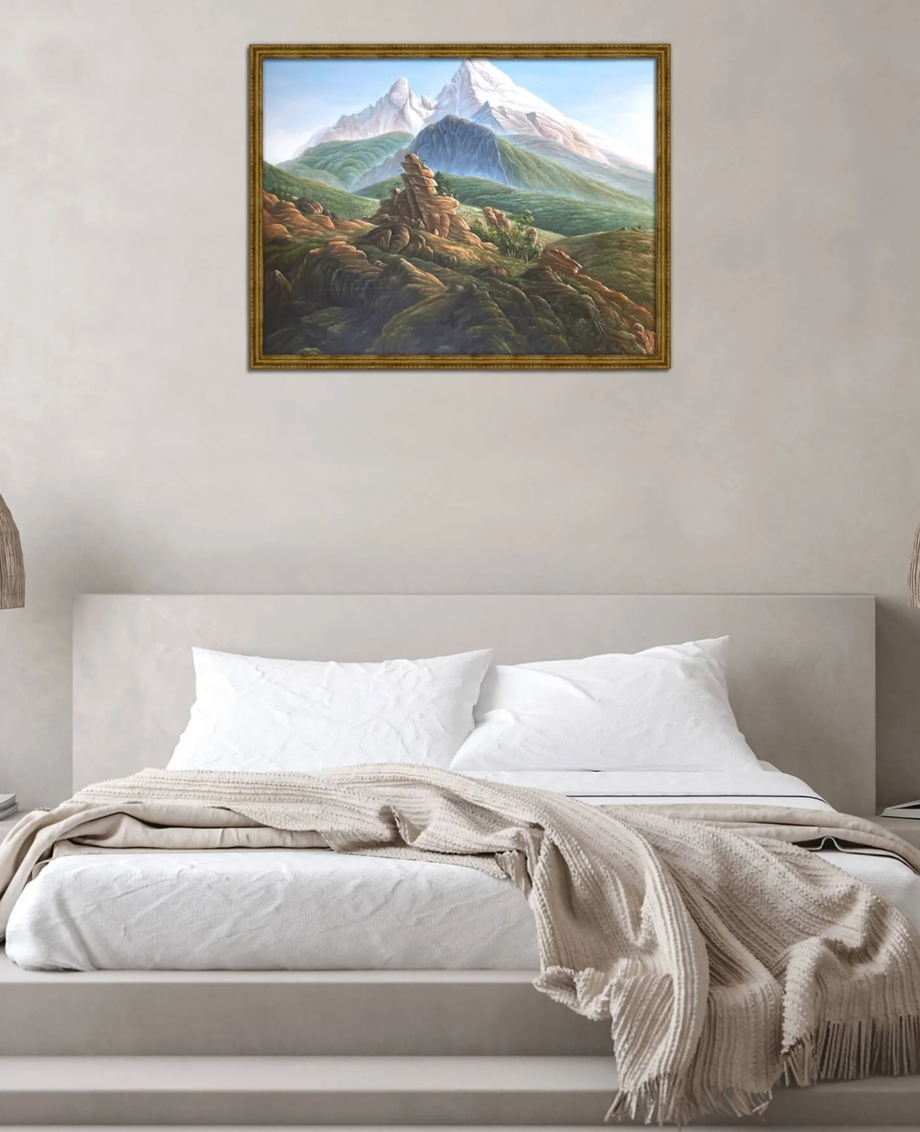 Hot Le Watzmann - Caspar David Friedrich Friedrich