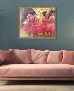Fashion Les danseuses roses, avant le ballet - Edgar Degas Degas