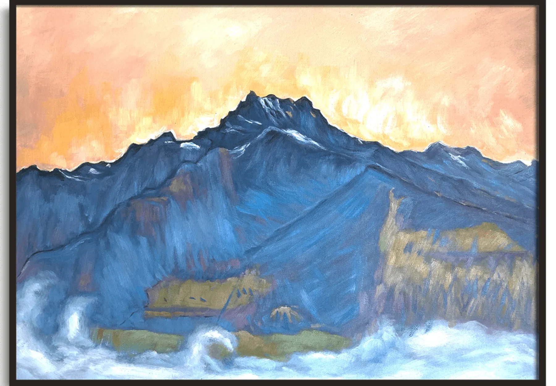 Sale Les Dents du Midi de Chesières - Ferdinand Hodler Hodler