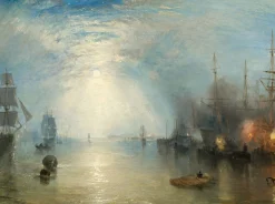 Shop Les quillards soulèvent les braises au clair de lune - William Turner Turner