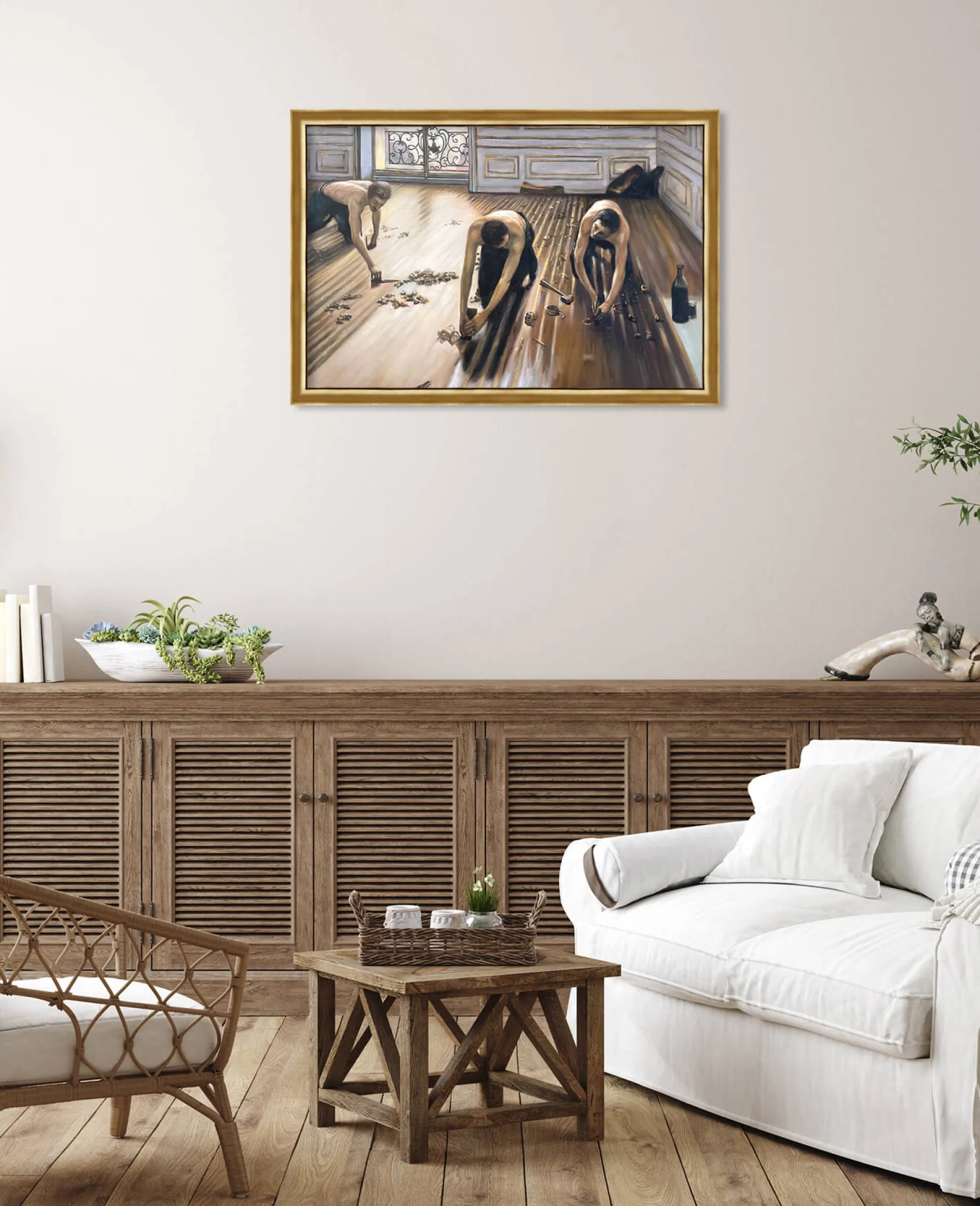 Cheap Les Raboteurs de parquet – Gustave Caillebotte Caillebotte