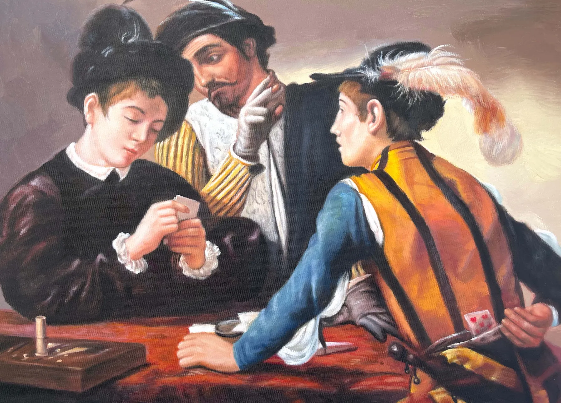 Sale Les Tricheurs - Caravage Caravage