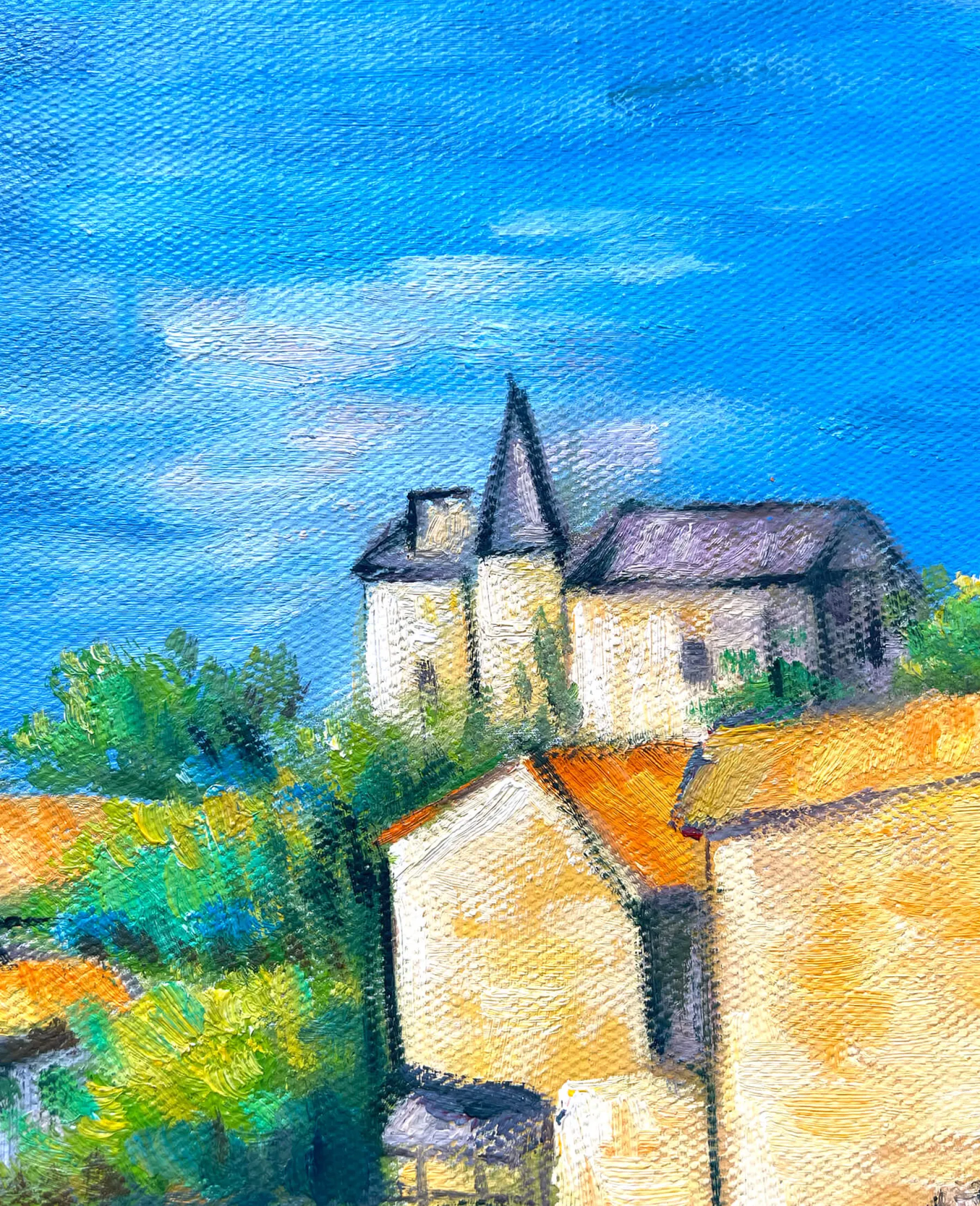 Hot L’Estaque aux toits rouges – Paul Cézanne Cézanne