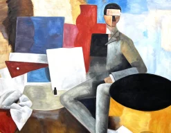 Store L'Homme assis - Roger de La Fresnaye De La Fresnaye