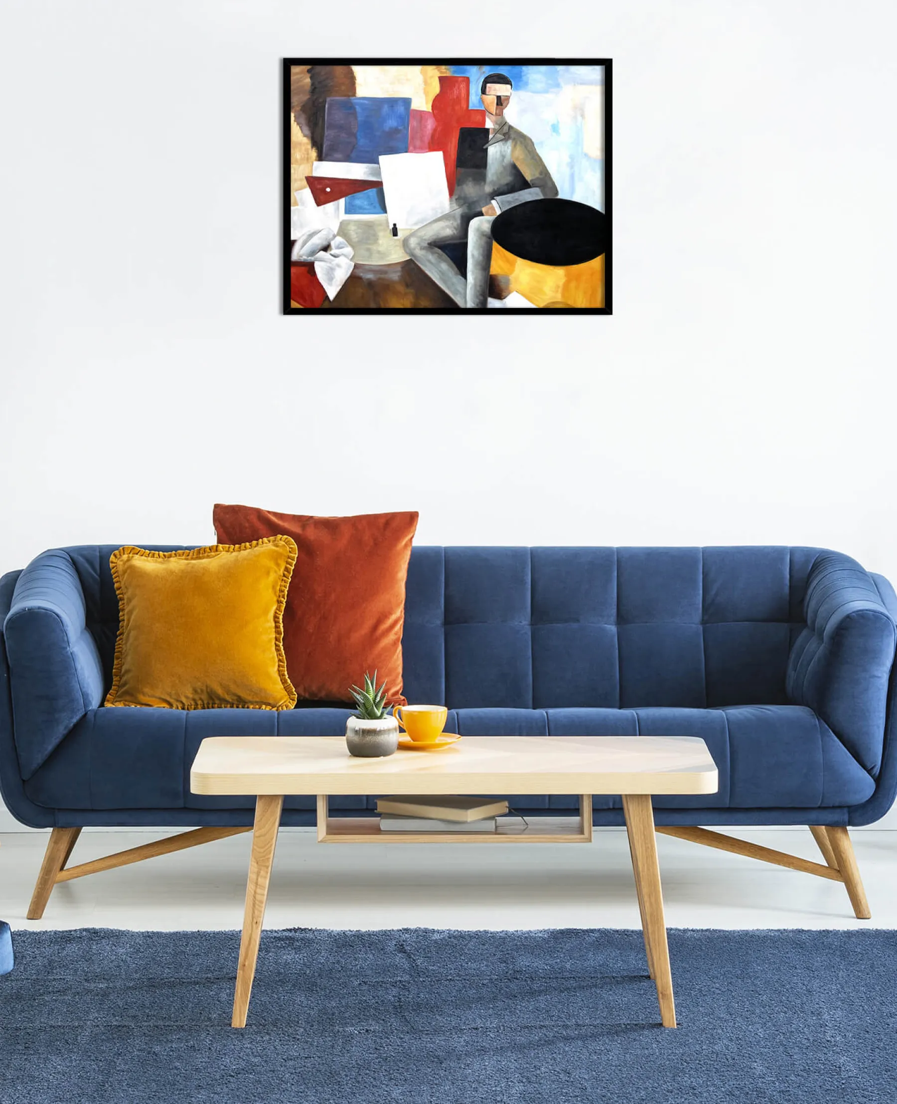 Store L'Homme assis - Roger de La Fresnaye De La Fresnaye